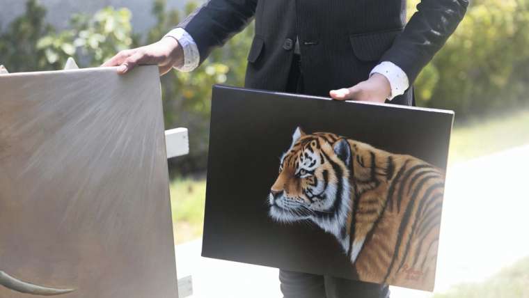 A brush with nature: UAE brothers use artwork to boost fight to save endangered animals